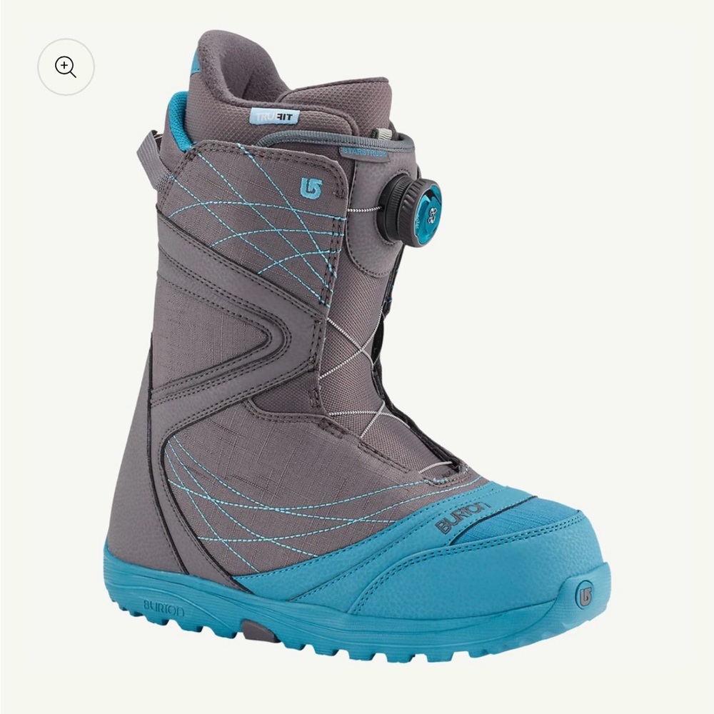 Burton Teal and Gray Snowboard Boots